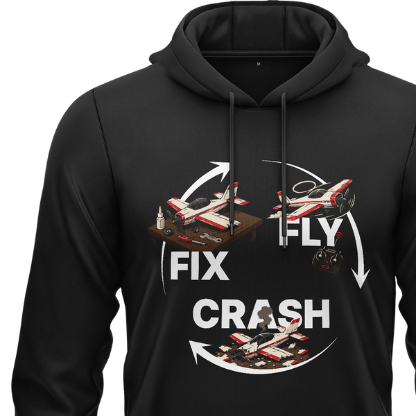 Fly Crash Fix RC Hoodie Hoodie RC-WEAR