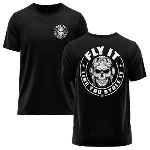 Fly it like Shirt (B) Shirt RC-WEAR Black-White XS