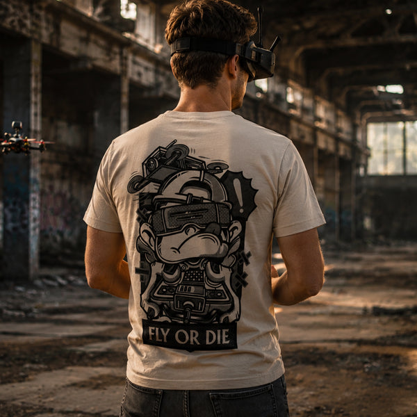 Fly Or Die FPV Drone Shirt Shirt RC-WEAR