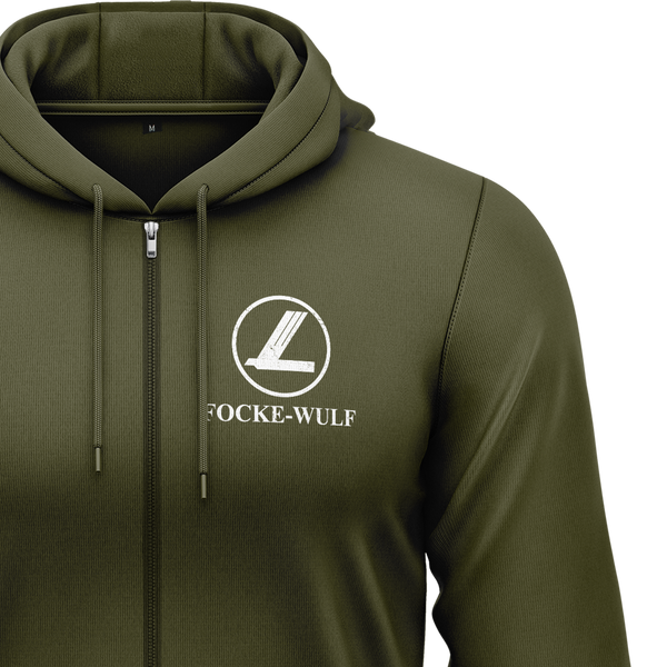 Focke Wulf Logo Zip-Hoodie (B) Zip Hoodie RC-WEAR