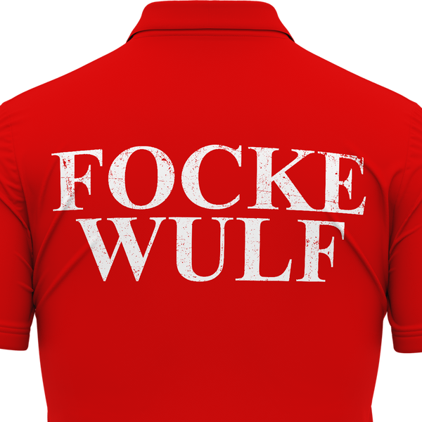 Focke Wulf Logo Polo Shirt (Back Print)