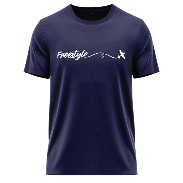 Freestyle 3D Plane Shirt für Modellflieger – Navy