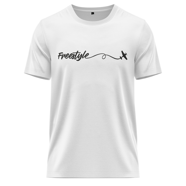 Freestyle 3D Plane Shirt für RC-Piloten – Weiß