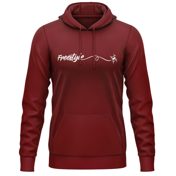 Freestyle FPV Racing Drone Hoodie für Drohnen-Racer – Bordeaux