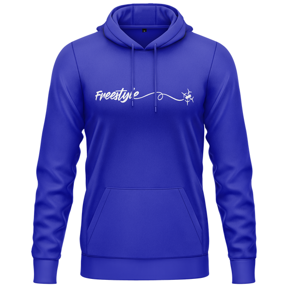 Freestyle FPV Racing Drone Hoodie für Drohnen-Racer – Blau