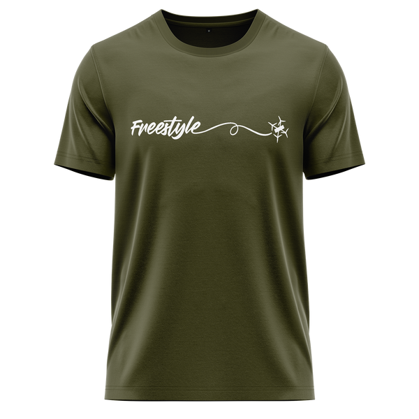 Freestyle FPV Racing Drone Shirt für FPV-Piloten – Oliv