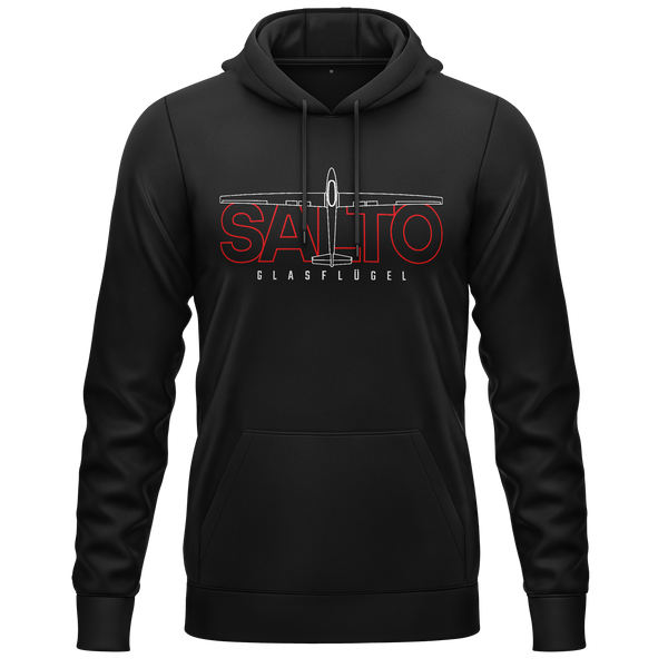 Glasflügel H-101 Salto BC Hoodie (C) Hoodie RC-WEAR Black-Red XS