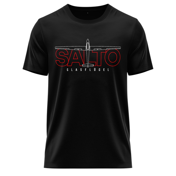 Glasflügel H-101 Salto BC Shirt (C) Shirt RC-WEAR Black-Red XS