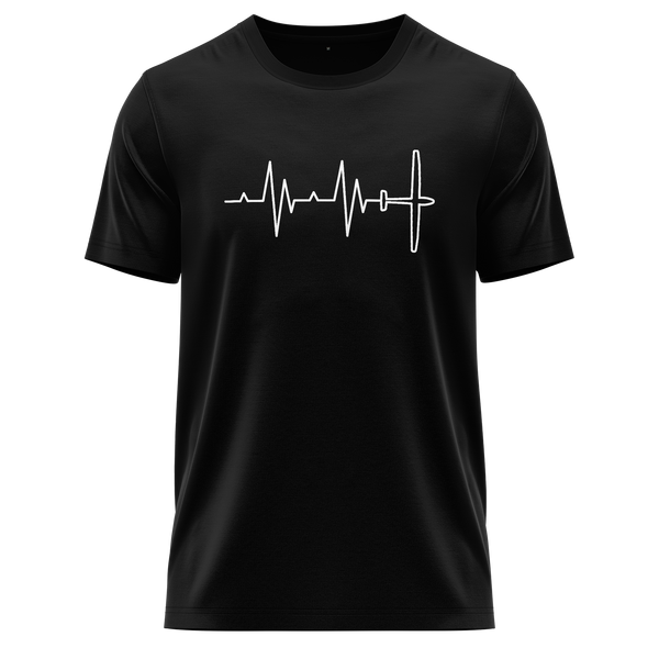 Segelflugzeug Heartbeat Shirt