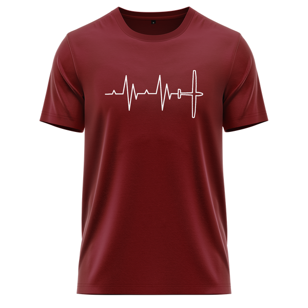 Segelflugzeug Heartbeat Shirt