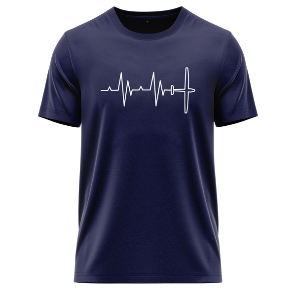 Segelflugzeug Heartbeat Shirt