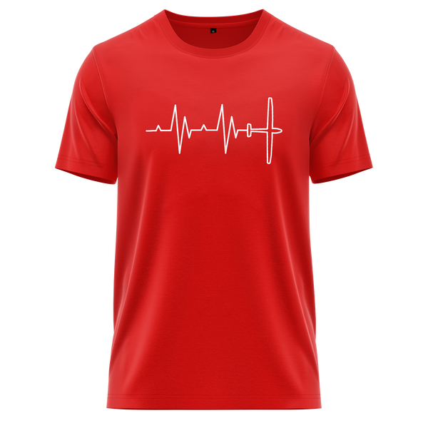 Segelflugzeug Heartbeat Shirt