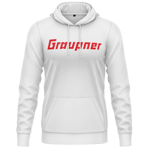 Graupner Logo Hoodie Hoodie RC-WEAR White-Red XS