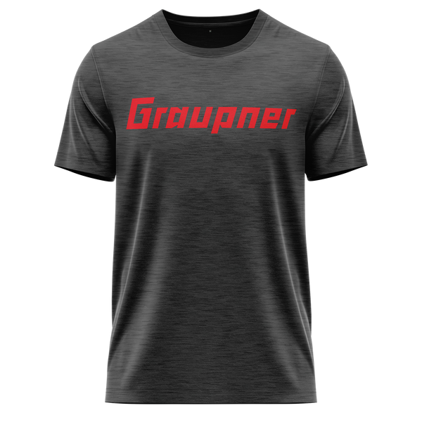 Graupner Logo Shirt Shirt RC-WEAR Anthracite-Red XS