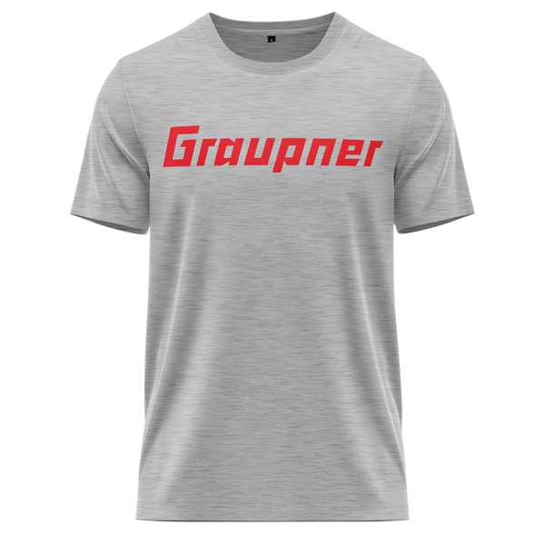 Graupner Logo Shirt Shirt RC-WEAR Grey-Red XS