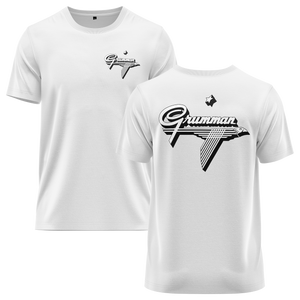 Grumman Logo Shirt (B) Shirt RC-WEAR White-Black XS