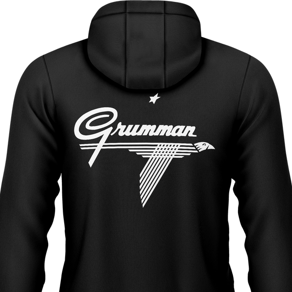 Grumman Logo Zip-Hoodie Zip Hoodie RC-WEAR