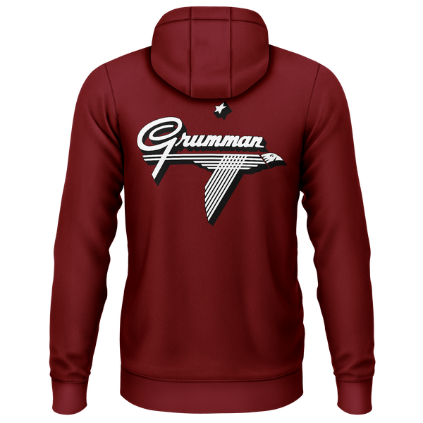 Grumman Logo Zip-Hoodie Zip Hoodie RC-WEAR