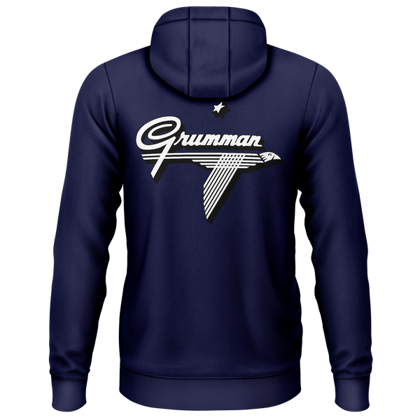 Grumman Logo Zip-Hoodie Zip Hoodie RC-WEAR