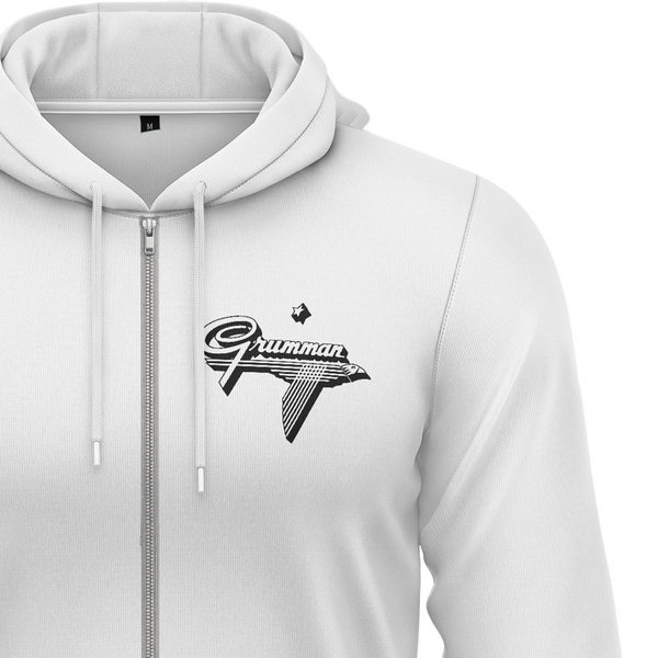 Grumman Logo Zip-Hoodie Zip Hoodie RC-WEAR