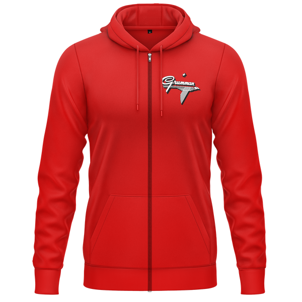 Grumman Logo Zip Hoodie