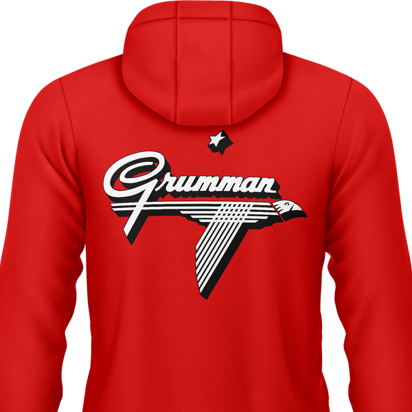 Grumman Logo Zip Hoodie