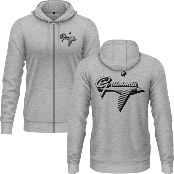 Grumman Logo Zip Hoodie