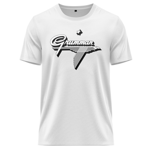 Grumman Logo Shirt (C) Shirt RC-WEAR White-Black XS