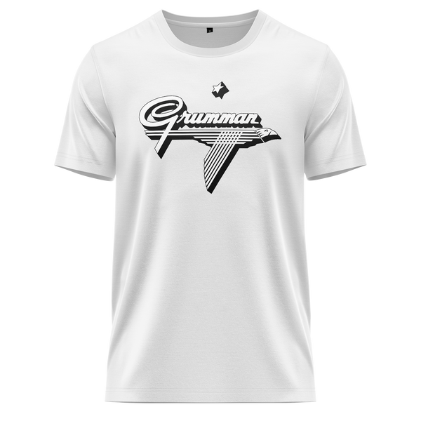 Grumman Logo Shirt (C) Shirt RC-WEAR White-Black XS