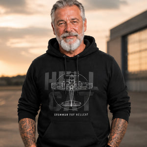 F6F Hellcat BC Hoodie (C-B) Hoodie RC-WEAR