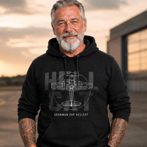 F6F Hellcat BC Hoodie (C-B) Hoodie RC-WEAR