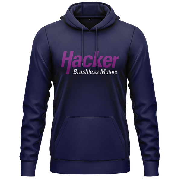 Hacker Motor Hoodie (C) Hoodie RC-WEAR Navy-White XS
