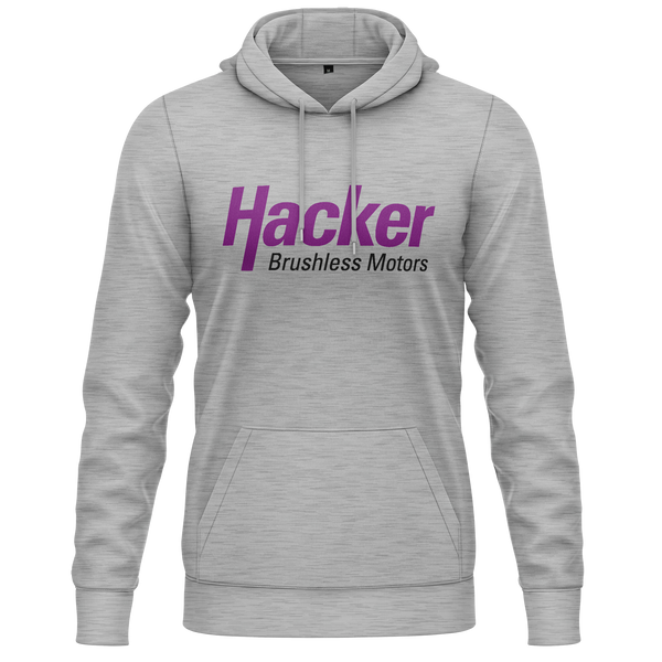 Hacker Motor Hoodie (C) Hoodie RC-WEAR Grey-Black XS