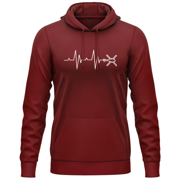 Helicopter Heartbeat Hoodie