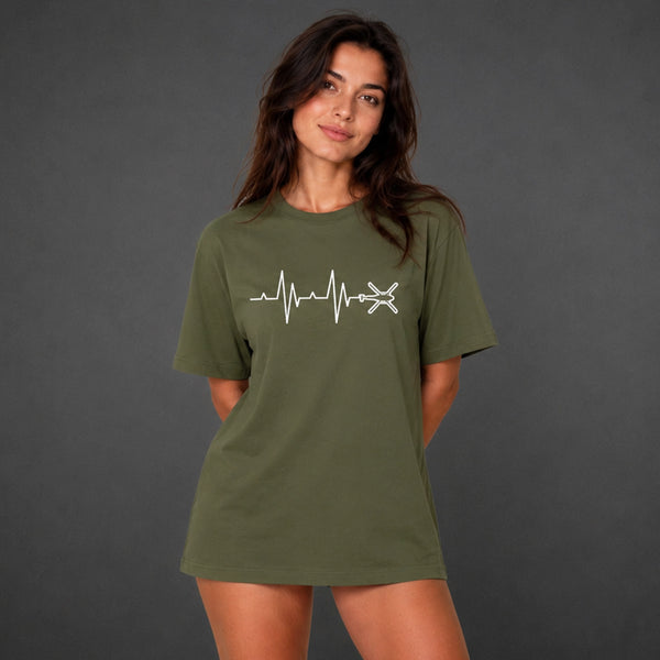 Helicopter Heartbeat Shirt
