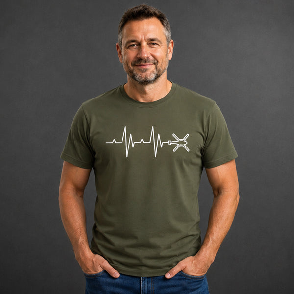 Helicopter Heartbeat Shirt