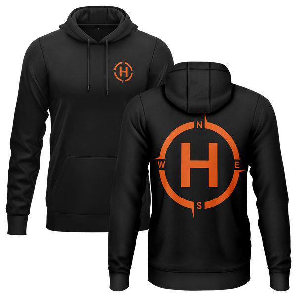 Helipad hoodie for RC helicopter pilots – Black