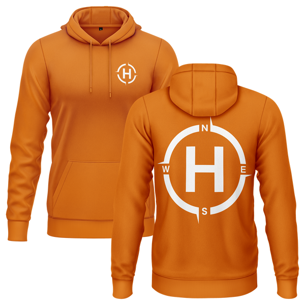 Helipad hoodie for multicopter fans – Orange