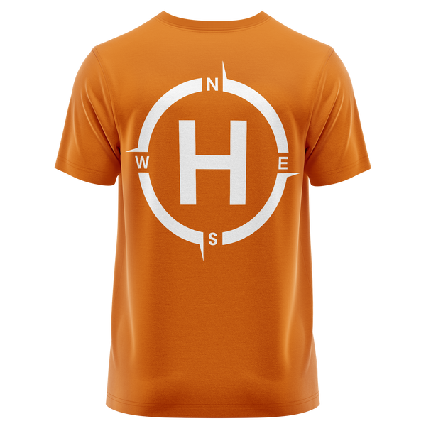 Helipad Shirt für Multicopter-Fans – Orange, Rückseite