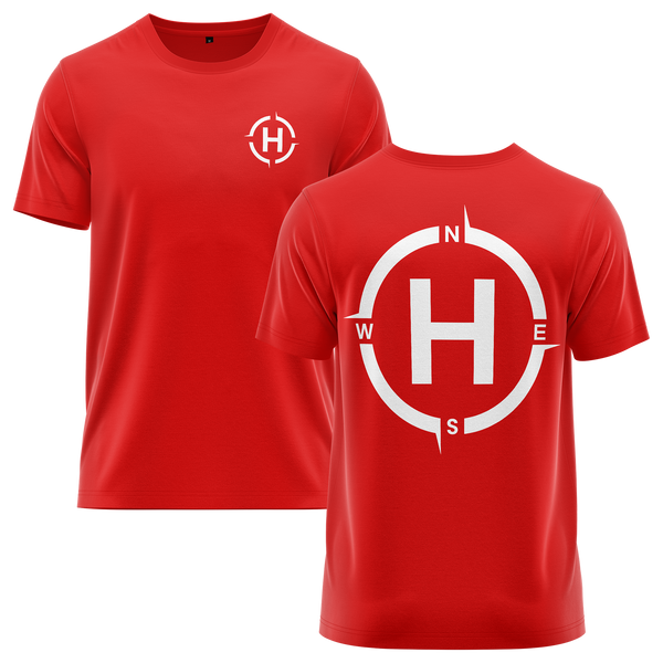 Helipad Shirt für FPV-Piloten – Rot