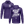 Hold the stick Tag Hoodie (B) Violet-White XS