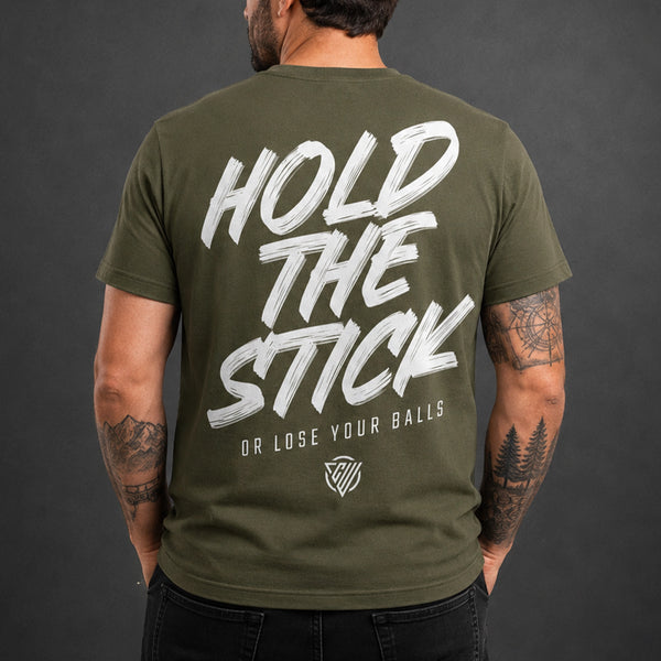 Hold the stick Tag Shirt