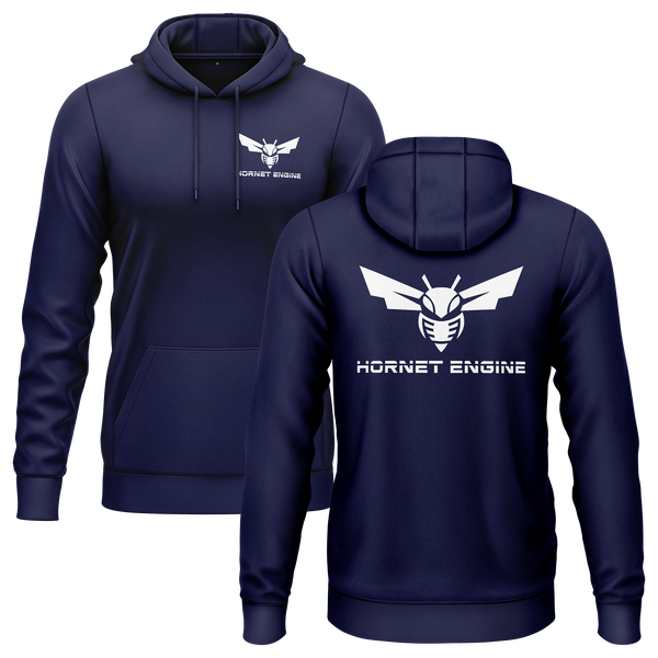 Hornet Engine Hoodie (B) Hoodie RC-WEAR Navy-White XS