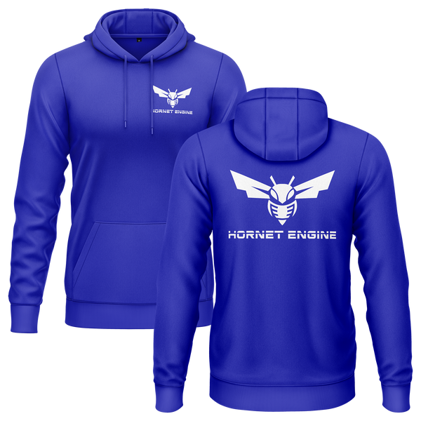 Hornet Engine Hoodie (B) Hoodie RC-WEAR Blue-White XS