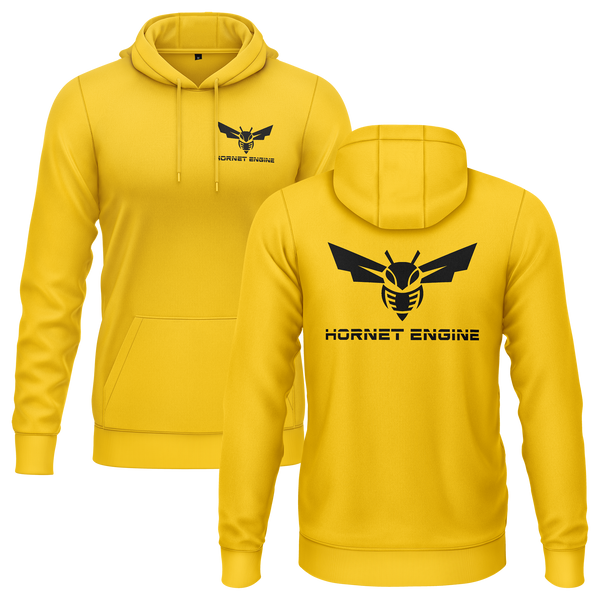 Hornet Engine Hoodie (B) Hoodie RC-WEAR Yellow-Black XS