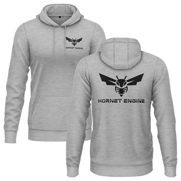 Hornet Engine Hoodie (B) Hoodie RC-WEAR Grey-Black XS