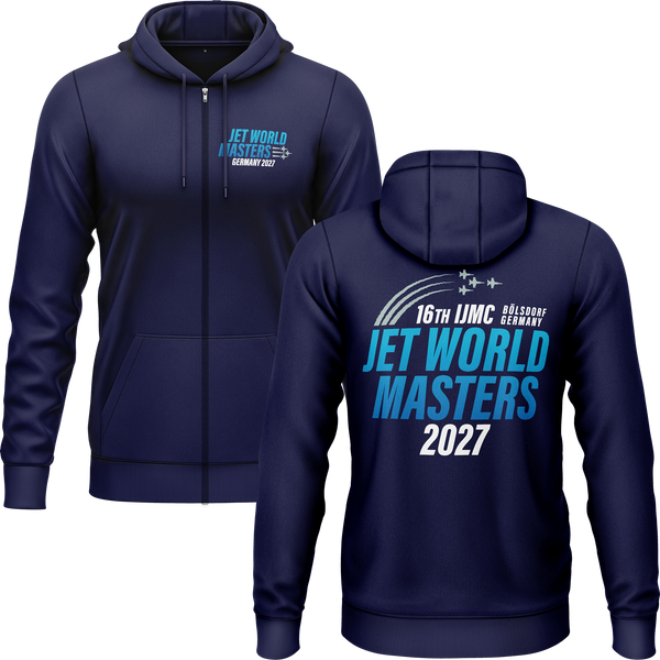Jet WM 2027 Event Zip-Hoodie (B) Zip Hoodie RC-WEAR Navy-White S