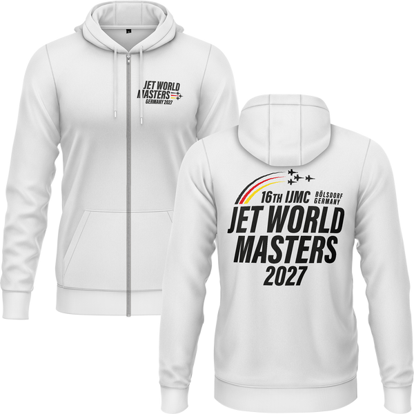 Jet WM 2027 Event Zip-Hoodie (B) Zip Hoodie RC-WEAR White-Black S