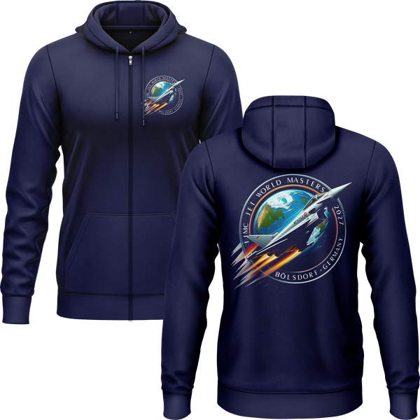 Jet WM 2027 Logo Zip-Hoodie Zip Hoodie RC-WEAR Navy-White S