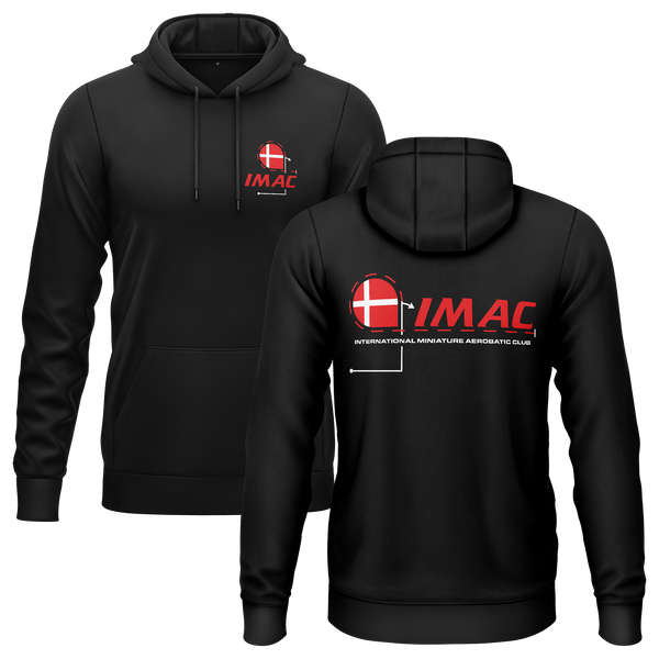 IMAC Denmark Hoodie Hoodie RC-WEAR Black-Red XS